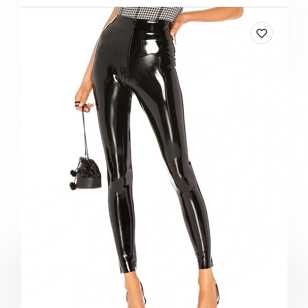 NWT: Commamdo Perfect Control Patent Leather Legging in Black Sz: XS - Picture 2 of 5